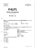 Philips - BX-233-U-Service-Manual